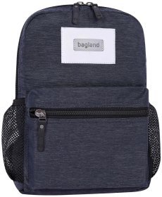 Молодежный рюкзак из Оксфордского текстиля на каждый день Bagland 111186 серого цвета