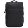 Вместительный мужской рюкзак из черного текстиля с отсеком под ноутбук Monsen 71586 - 1