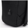 Місткий чоловічий рюкзак із чорного текстилю з відсіком під ноутбук Monsen 71586 - 5