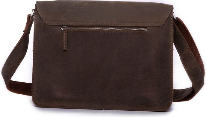 Винтажная мужская сумка мессенджер серого цвета VINTAGE STYLE (14097)