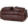 Міська сумка - рюкзак з натуральної шкіри коричневого кольору VINTAGE STYLE (14590) - 5