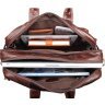 Городская сумка - рюкзак из натуральной кожи коричневого цвета VINTAGE STYLE (14590) - 9