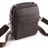 Кожаная мужская вместительная сумка красивого коричневого цвета H.T Leather (10134) - 4