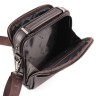 Шкіряне чоловіче містка сумка красивого коричневого кольору H.T Leather (10134) - 14