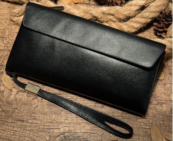 Класичний гаманець-клатч з шкіряним ремінцем VINTAGE STYLE (14904) modnotak фото №6