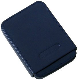 Шкіряна візитниця Newport синього кольору Vip Collection 102586