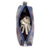 Шкіряна ключниця синього кольору з візерунками KARYA (436-034) - 2
