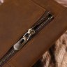 Тонкий чоловічий гаманець з vintage шкіри коричневого кольору Vintage (2421296) - 8