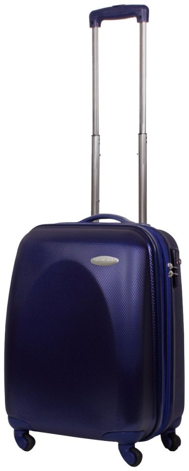 Дорожный чемодан синего цвета Galaxy из поликарбоната на 45-54 л. Vip Collection 102686 modnotak фото №1