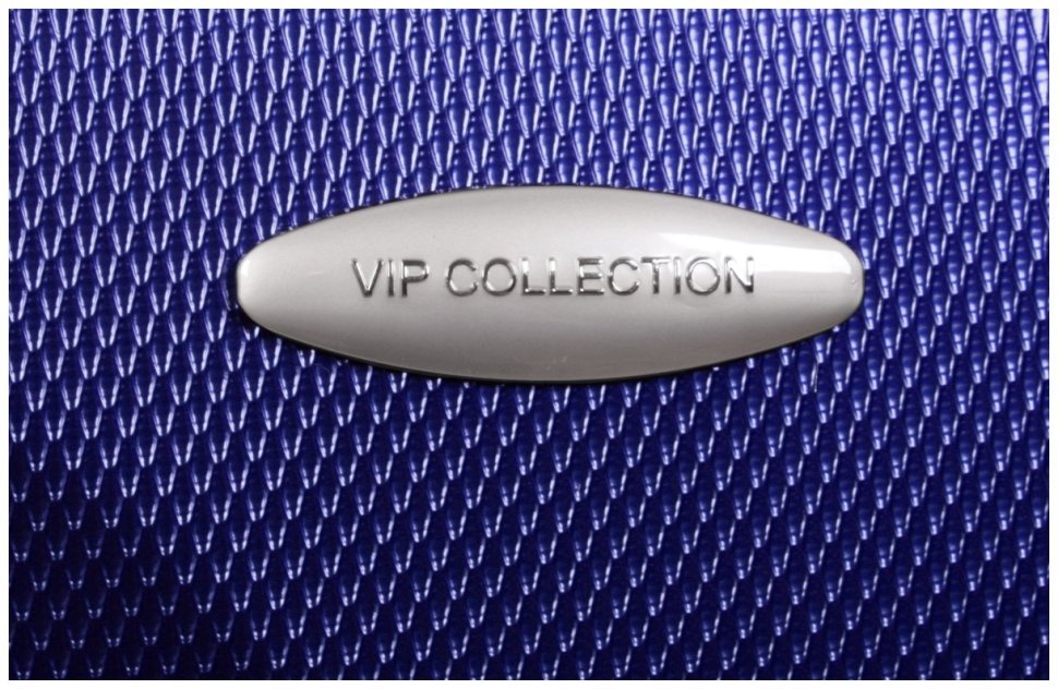 Дорожный чемодан синего цвета Galaxy из поликарбоната на 45-54 л. Vip Collection 102686 modnotak фото №3