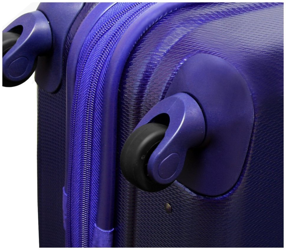 Дорожный чемодан синего цвета Galaxy из поликарбоната на 45-54 л. Vip Collection 102686 modnotak фото №9