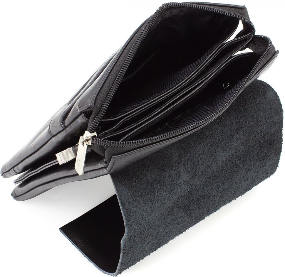 Повседневная мужская сумка через плечо из козжама POLO (10312)
