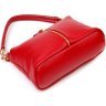 Женская красная сумка из натуральной кожи с одной лямкой Vintage (2422136) - 2