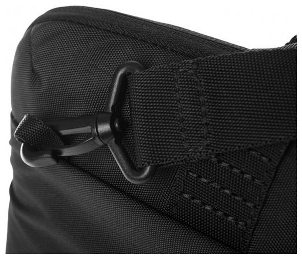 Стильная сумка из качественного текстиля с отделением для ноутбука до 14" с плечовым ремнем Tucano Smilza черного цвета 103486 modnotak фото №5