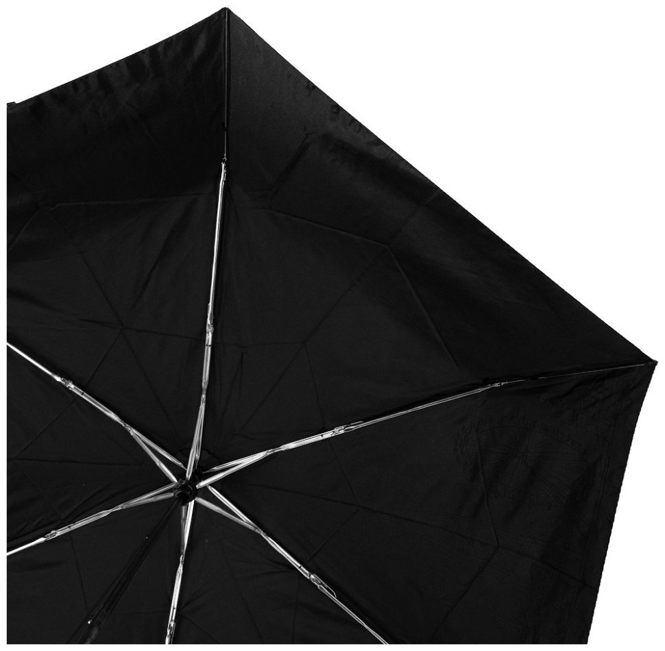 Женский складной зонт Incognito-4 L412 London Scene (механика, компактный, черный с рисунком Лондона) 94086 modnotak фото №4