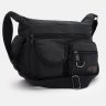 Мужская сумка мессенджер через плечо из качественного текстиля Monsen 104486 черного цвета modnotak фото - 2