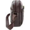 Мужская сумка через плечо из натуральной кожи коричневого цвета Leather Collection (11514) - 2