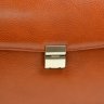 Модний портфель рудого кольору з натуральної шкіри Desisan (206-015) - 5