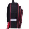 Чорний рюкзак для школярів із текстилю з принтом Bagland (55386) - 3