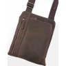 Чоловіча наплечная сумка-планшет коричневого кольору VATTO (12127) - 1