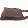 Чоловіча наплечная сумка-планшет коричневого кольору VATTO (12127) - 6