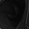 Мужская кожаная сумка-барсетка среднего размера в черном цвете Keizer (57186) - 8