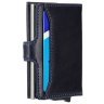Синій чоловічий гаманець-картхолдер із натуральної шкіри високої якості Visconti Fireblade 77386 - 6