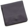 Синій шкіряний гаманець ручної роботи Grande Pelle (13062) - 3