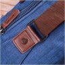 Мужская сумка-слинг из плотного текстиля синего цвета Vintage 2422190 - 9