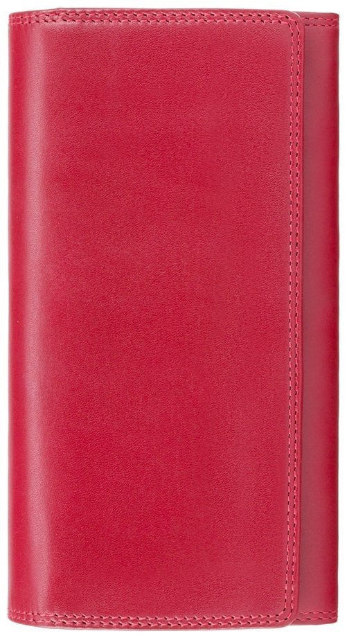 Красный женский кошелек крупного размера из натуральной кожи с клапаном Visconti Maria 68786