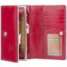 Червоний жіночий гаманець великого розміру з натуральної шкіри з клапаном Visconti Maria 68786 - 8