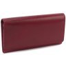 Крупный женский кошелек из гладкой кожи красного цвета с RFID - Visconti 68886 - 9