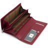 Крупный женский кошелек из гладкой кожи красного цвета с RFID - Visconti 68886 - 7