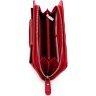 Женский элегантный кошелек-клатч красного цвета из натуральной кожи KARYA (19605) - 6
