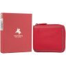 Червоний жіночий гаманець з натуральної шкіри з акцентним рядком Visconti Picasso 69286 - 5