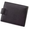 Чорне чоловіче портмоне з натуральної шкіри H.T Leather (16759) - 3