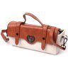 Жіноча сумка горизонтального формату з натуральної шкіри молочно-коричневого кольору Vintage 2422350 - 1