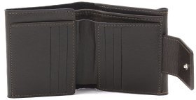 Портмоне из итальянской кожи Sorento - Grande Pelle 70587 Коричневого цвета