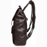 Кожаный городской рюкзак коричневого цвета VINTAGE STYLE (14619) - 3