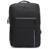 Недорогий великий чоловічий рюкзак із текстилю чорного кольору Monsen 71587 - 1