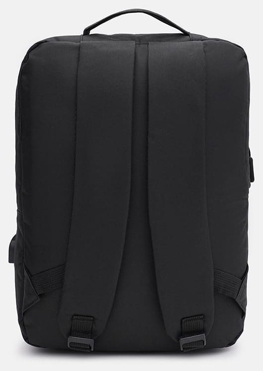 Недорогий великий чоловічий рюкзак із текстилю чорного кольору Monsen 71587