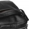 Чоловіча сумка чорного кольору з м'якої шкіри з плечовим ременем Keizer (15663) - 5