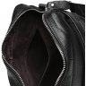 Мужская сумка черного цвета из мягкой кожи с плечевым ремнем Keizer (15663) - 7