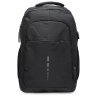 Чорний чоловічий текстильний рюкзак із відсіком під ноутбук Monsen 72287 - 1