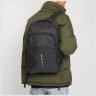 Чорний чоловічий текстильний рюкзак із відсіком під ноутбук Monsen 72287 - 2
