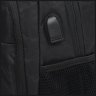 Чорний чоловічий текстильний рюкзак із відсіком під ноутбук Monsen 72287 - 6