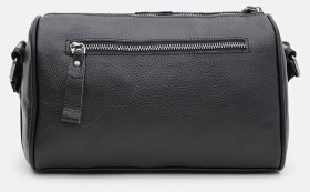 Кожаная женская сумка через плече Keizer 92287 черного цвета