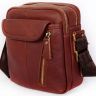 Повседневная мужская кожаная сумочка для документов и личных вещей Leather Collection (0-0044) - 3