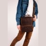 Барсетка мужская из винтажной кожи коричневого цвета Tiding Bag (15765) фото №8 Барсетка мужская из винтажной кожи коричневого цвета Tiding Bag (15765) modnotak фото - 8