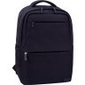 Зручний текстильний рюкзак під ноутбук чорного кольору Bagland (53587) - 1